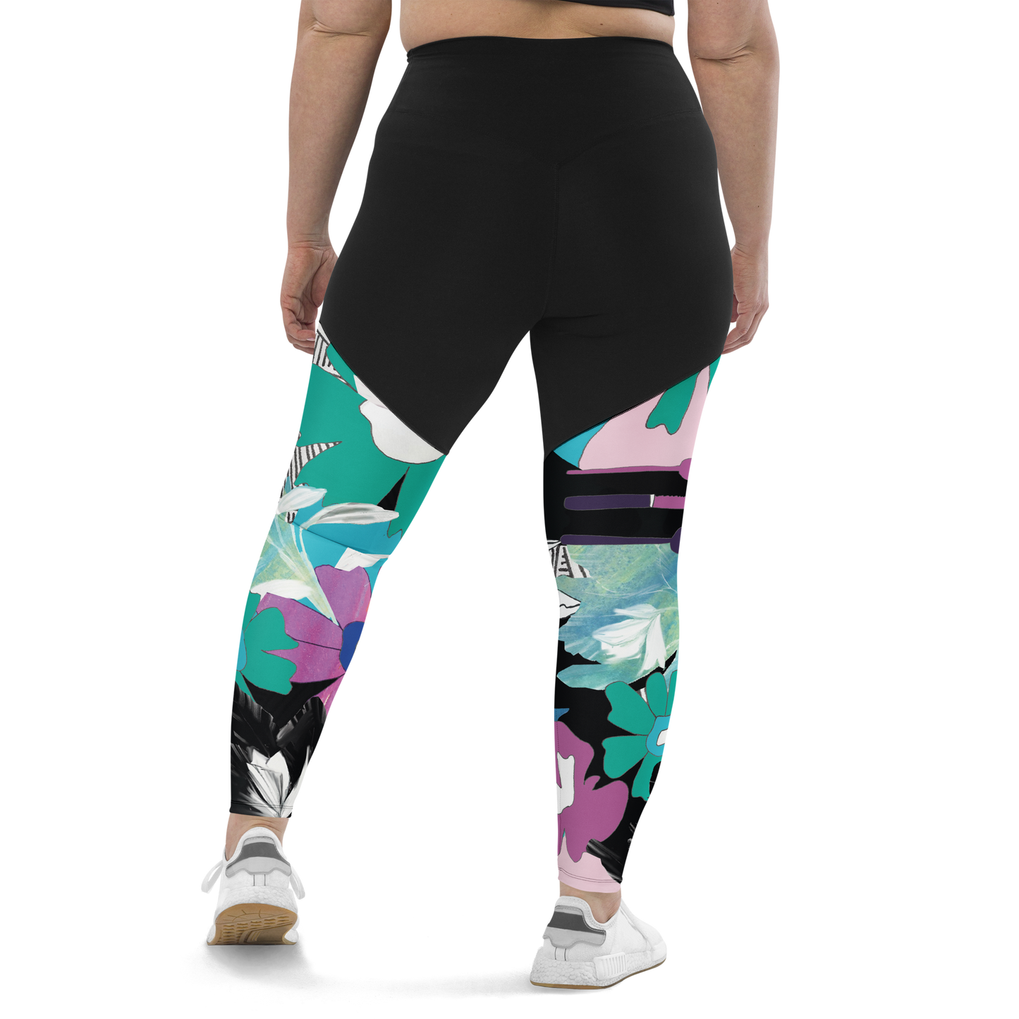 Unleash Your Power with The Lion3ss Dynasty Floral High-Waisted Compression Sports Leggings