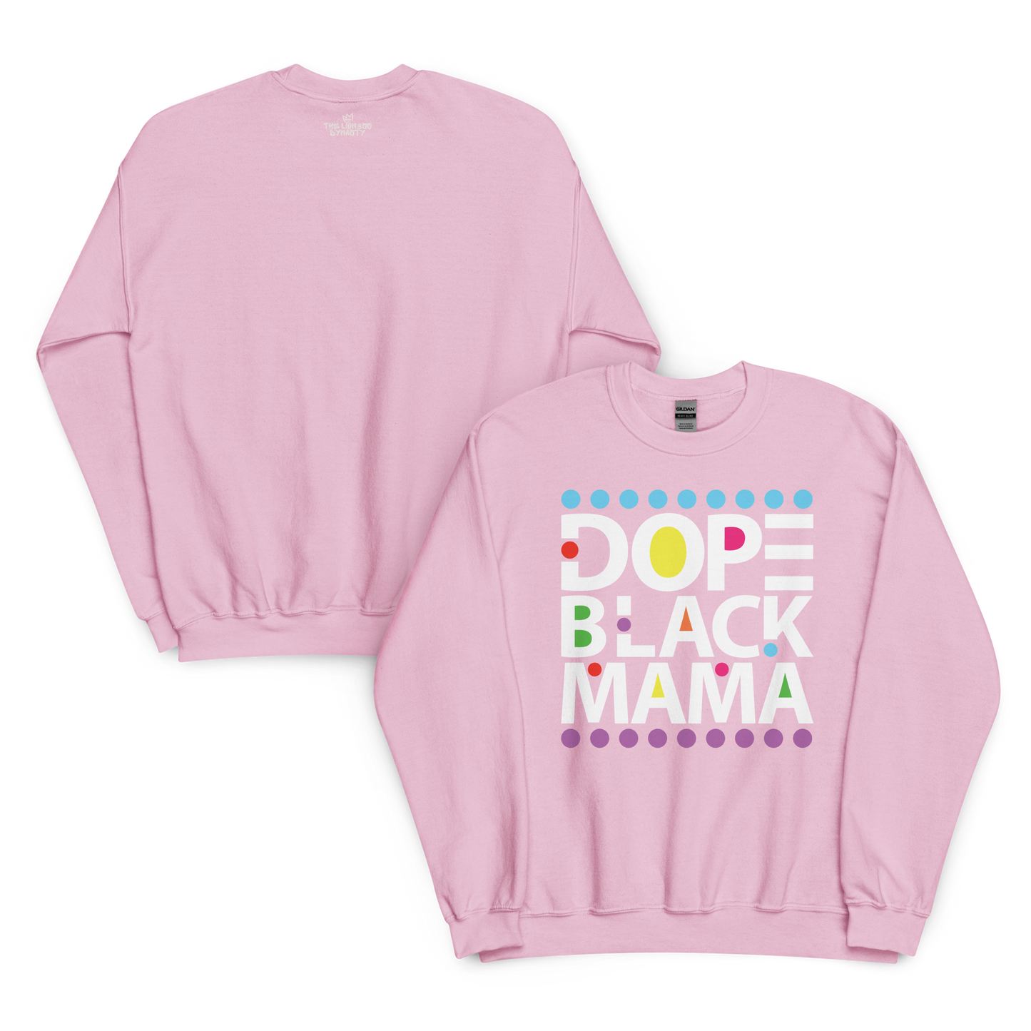 Dope Black Mama Unisex Crew Neck Sweatshirt